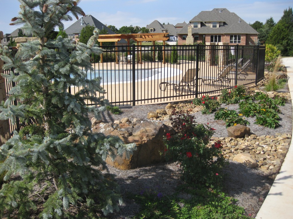 AFC Grand Island - Ameristar Ornamental Fencing, Montage Majestic @ pool (2)