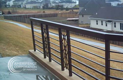 Madison Fence Company railings stair railing balcony joilet commercial architectural industrial