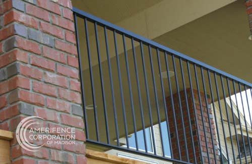Madison Fence Contractor residential railings stair railing balcony joilet architectural industrial Madison Fence Company