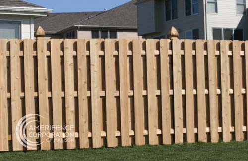 Madison fencing company residential fence contractors Wisconsin cedar western red cedar treated pine white red yellow CCA  ACQ2 incense fir 2x4 1x6 2" x 4"  1" x 6"  nails stain solid privacy picket scalloped board on board shadow box pickets rails posts installation panels post caps modern horizontal backyard front yard ranch gate garden diy split rail house lattice old rustic vertical metal post picket dog ear contemporary custom